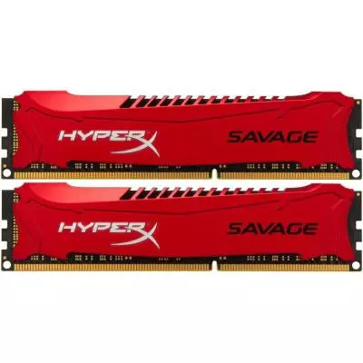 Модуль памяти для компьютера DDR3 16GB (2x8GB) 1866 MHz Savage Red Kingston Fury (ex.HyperX) (HX318C9SRK2/16)