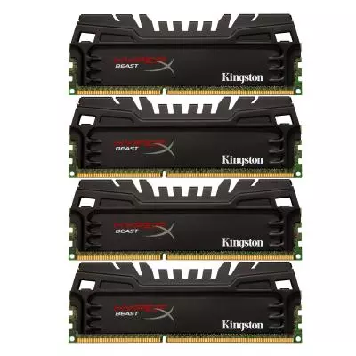 Модуль памяти для компьютера DDR3 16GB (4x4GB) 1866 MHz Beast Kingston (KHX18C10T3K4/16)
