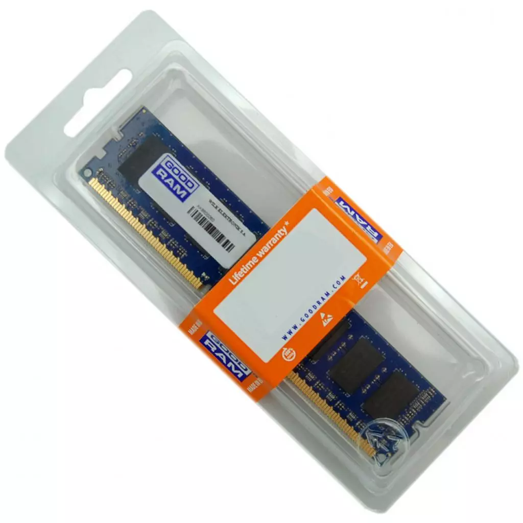 Модуль памяти для компьютера DDR3 2GB 1600 MHz Goodram (GR1600D364L9/2G)