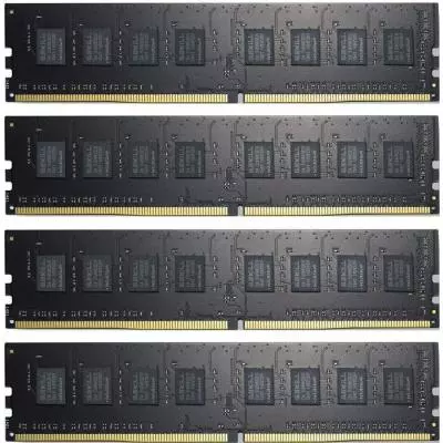 Модуль памяти для компьютера DDR4 16GB (4x4GB) 2400 MHz G.Skill (F4-2400C15Q-16GNT)