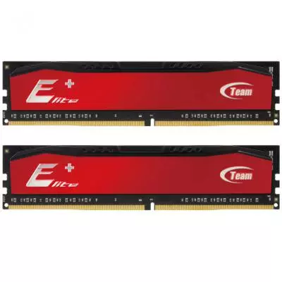 Модуль памяти для компьютера DDR3 16GB (2x8GB) 1866 MHz Elite Plus Red Team (TPRD316G1866HC13DC01)