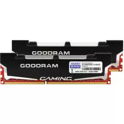Модуль памяти для компьютера DDR3 16GB (2x8GB) 2400 MHz Led Gaming Goodram (GL2400D364L11/16GDC) - 2