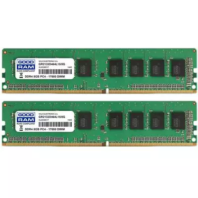 Модуль памяти для компьютера DDR4 16GB (2x8GB) 2133 MHz Goodram (GR2133D464L15/16GDC)