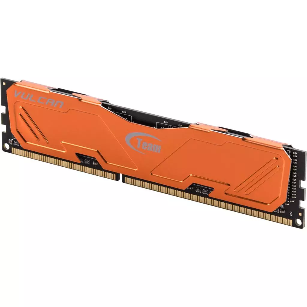 Модуль памяти для компьютера DDR3 4GB 1600 MHz Vulcan Orange Team (TLAED34G1600HC901) - 2