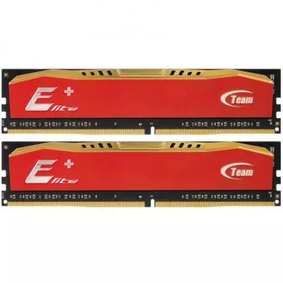 Модуль памяти для компьютера DDR3 8GB (2x4GB) 1866 MHz Elite Plus Orange Team (TPAD38G1866HC13DC01)