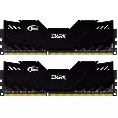 Модуль памяти для компьютера DDR3 8GB (2x4GB) 2133 MHz Dark Series Black Team (TDKED38G2133HC10QDC01)