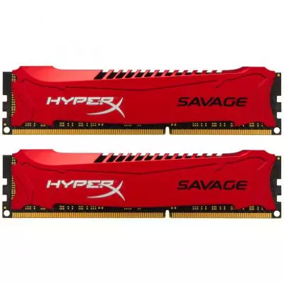 Модуль памяти для компьютера DDR3 16GB (2x8Gb) 1600 MHz HyperX Savage Kingston Fury (ex.HyperX) (HX316C9SRK2/16)
