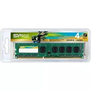 Модуль памяти для компьютера DDR3 4GB 1600 MHz Silicon Power (SP004GBVTU160N02)