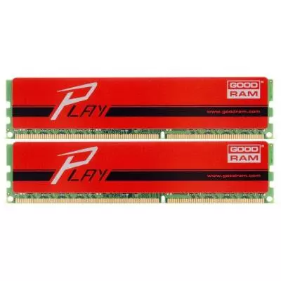Модуль памяти для компьютера DDR3 8GB (2x4GB) 1600 MHz Play Red Goodram (GYR1600D364L9S/8GDC)
