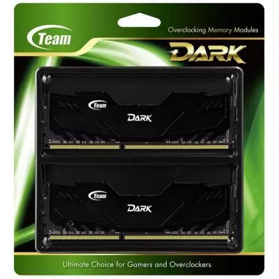 Модуль памяти для компьютера DDR3 16GB (2x8GB) 1600 MHz Dark Black Team (TDKED316G1600HC9DC01) - 1 Модуль памяти для компьютера DDR3 16GB (2x8GB) 1600 MHz Dark Black Team (TDKED316G1600HC9DC01) - 1