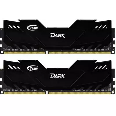 Модуль памяти для компьютера DDR3 16GB (2x8GB) 1600 MHz Dark Black Team (TDKED316G1600HC9DC01)