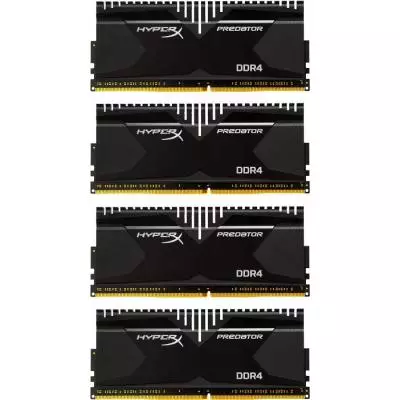 Модуль памяти для компьютера DDR4 16GB (4x4GB) 2400 MHz Predator Kingston Fury (ex.HyperX) (HX424C12PB2K4/16)