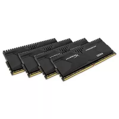 Модуль памяти для компьютера DDR4 16GB (4x4GB) 2800 MHz Predator Kingston Fury (ex.HyperX) (HX428C14PB2K4/16) - 1