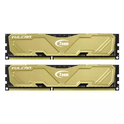 Модуль памяти для компьютера DDR3 8GB (2x4GB) 2133 MHz Vulcan Yellow Team (TLYED38G2133HC10QDC01)