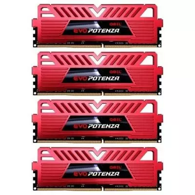 Модуль памяти для компьютера DDR4 16GB (4x4GB) 2133 MHz POTENZA Heatsink System Geil (GPR416GB2133C15QC)