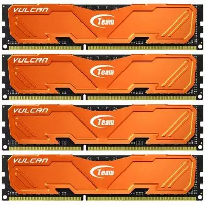 Модуль памяти для компьютера DDR3 32GB 1600 MHz Vulcan Orange Team (TLAED332G1600HC10AQC01)
