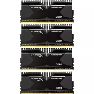 Модуль памяти для компьютера DDR4 16GB (4x4GB) 3000 MHz HyperX Predator Kingston Fury (ex.HyperX) (HX430C15PB2K4/16)