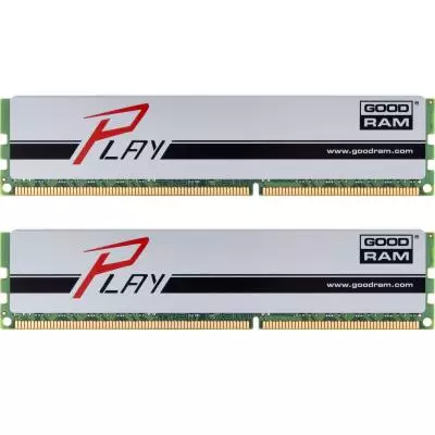 Модуль памяти для компьютера DDR3 8GB (2x4GB) 1600 MHz PLAY Silver Goodram (GYS1600D364L9S/8GDC)