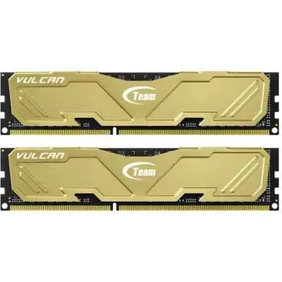 Модуль памяти для компьютера DDR3 16GB (2x8GB) 1600 MHz Vulcan Yellow Team (TLYED316G1600HC10ADC01)