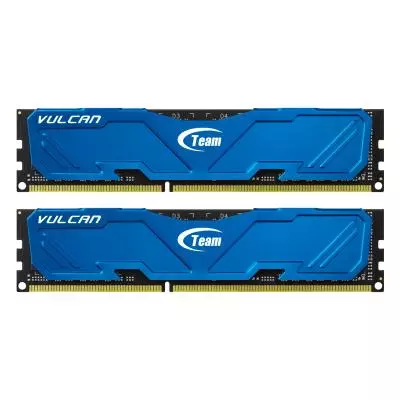 Модуль памяти для компьютера DDR3 8GB (2x4GB) 1600 MHz Vulcan Blue Team (TLBED38G1600HC9DC01)