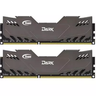 Модуль памяти для компьютера DDR3 16GB (2x8GB) 1600 MHz Dark Series Gray Team (TDGED316G1600HC9DC01)