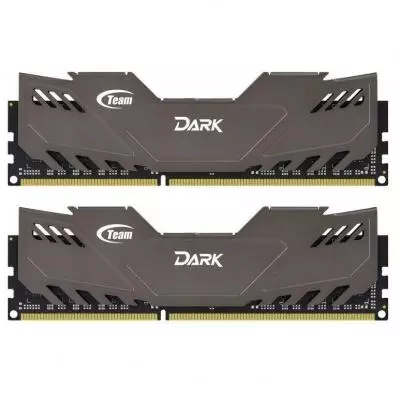 Модуль памяти для компьютера DDR3 8GB (2x4GB) 1866 MHz Dark Series Gray Team (TDGED38G1866HC11DC01)
