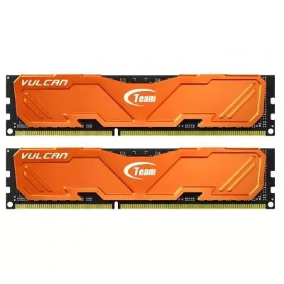 Модуль памяти для компьютера DDR3 8GB (2x4GB) 1866 MHz Vulcan Orange Team (TLAED38G1866HC11DC01)