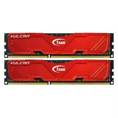 Модуль памяти для компьютера DDR3 16GB (2x8GB) 2133 MHz Vulcan Red Team (TLRED316G2133HC10QDC01)