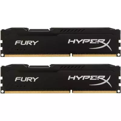 Модуль памяти для компьютера DDR3 16GB (2x8GB) 1866 MHz LoFury Kingston Fury (ex.HyperX) (HX318LC11FBK2/16)