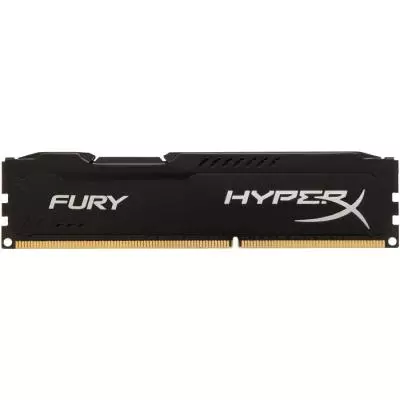 Модуль памяти для компьютера DDR3 4GB 1600 MHz LoFury Black Kingston Fury (ex.HyperX) (HX316LC10FB/4)