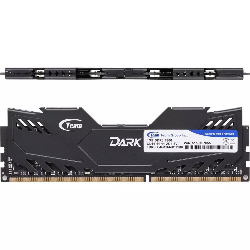 Модуль памяти для компьютера DDR3 8GB (2x4GB) 1866 MHz Dark Series Black Team (TDKED38G1866HC11DC01) - 1 Модуль памяти для компьютера DDR3 8GB (2x4GB) 1866 MHz Dark Series Black Team (TDKED38G1866HC11DC01) - 1