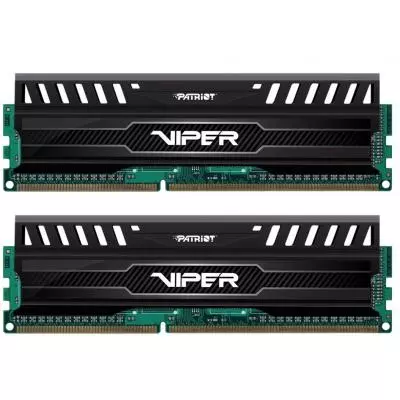 Модуль памяти для компьютера DDR3 8GB (2x4GB) 1600 MHz Viper3 Series Black Mamba Patriot (PV38G160C0K)