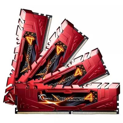 Модуль памяти для компьютера DDR4 16GB (4x4GB) 2400 MHz Ripjaws G.Skill (F4-2400C15Q-16GRR) - 1 Модуль памяти для компьютера DDR4 16GB (4x4GB) 2400 MHz Ripjaws G.Skill (F4-2400C15Q-16GRR) - 1