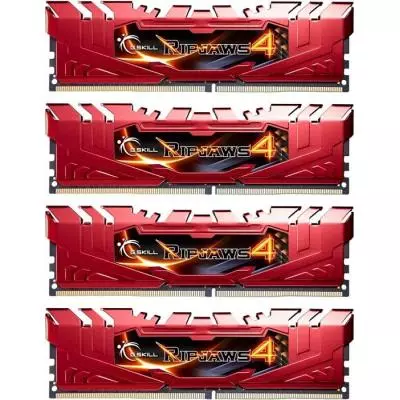 Модуль памяти для компьютера DDR4 16GB (4x4GB) 2400 MHz Ripjaws G.Skill (F4-2400C15Q-16GRR)
