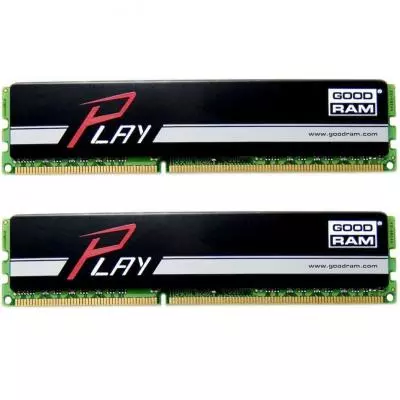 Модуль памяти для компьютера DDR4 8GB (2x4GB) 2400 MHz PLAY Black Goodram (GY2400D464L15S/8GDC)