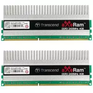 Модуль памяти для компьютера DDR3 8GB (2x4GB) 2400 MHz Transcend (TX2400KLH-16GK)