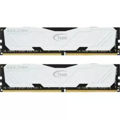 Модуль памяти для компьютера DDR3 8GB (2x4GB) 2400 MHz Vulcan White Team (TLWED38G2400HC11CDC01)