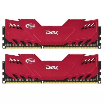 Модуль памяти для компьютера DDR3 16GB (2x8GB) 1600 MHz Dark Series Red Team (TDRED316G1600HC9DC01)