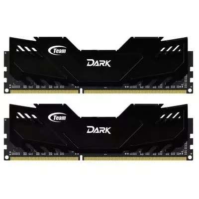 Модуль памяти для компьютера DDR3 16GB (2x8GB) 2400 MHz Dark Series Black Team (TDKED316G2400HC11CDC01)