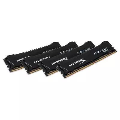 Модуль памяти для компьютера DDR4 32GB (4x8GB) 3000 MHz HyperX Savage Black Kingston Fury (ex.HyperX) (HX430C15SBK4/32) - 1 Модуль памяти для компьютера DDR4 32GB (4x8GB) 3000 MHz HyperX Savage Black Kingston Fury (ex.HyperX) (HX430C15SBK4/32) - 1