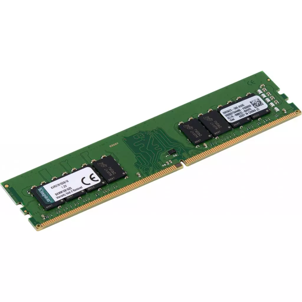 Модуль памяти для компьютера DDR4 16GB 2133 MHz Kingston (KVR21N15D8/16) - 1 Модуль памяти для компьютера DDR4 16GB 2133 MHz Kingston (KVR21N15D8/16) - 1