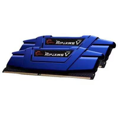 Модуль памяти для компьютера DDR4 16GB (2x8GB) 2400 MHz Ripjaws V G.Skill (F4-2400C15D-16GVB) - 1 Модуль памяти для компьютера DDR4 16GB (2x8GB) 2400 MHz Ripjaws V G.Skill (F4-2400C15D-16GVB) - 1