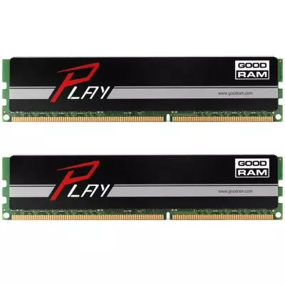 Модуль памяти для компьютера DDR4 16GB (2x8GB) 3000 MHz PLAY Black Goodram (GY3000D464L15S/16GDC)