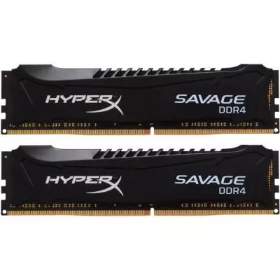 Модуль памяти для компьютера DDR4 32GB (2x16GB) 2400 MHz HyperX Savage Kingston Fury (ex.HyperX) (HX424C14SBK2/32)