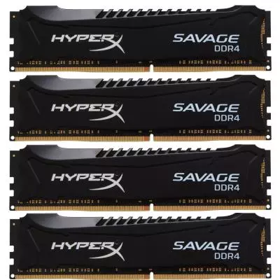 Модуль памяти для компьютера DDR4 32GB (4x8GB) 2800 MHz HyperX Savage Kingston Fury (ex.HyperX) (HX428C14SBK4/32)
