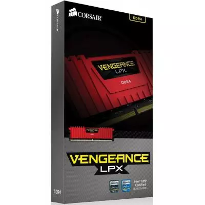 Модуль памяти для компьютера DDR4 4GB 2400 MHz Vengeance LPX Red Corsair (CMK4GX4M1A2400C14R) - 3 Модуль памяти для компьютера DDR4 4GB 2400 MHz Vengeance LPX Red Corsair (CMK4GX4M1A2400C14R) - 3