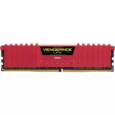 Модуль памяти для компьютера DDR4 8GB 2666 MHz Vengeance LPX Red Corsair (CMK8GX4M1A2666C16R)