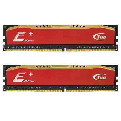 Модуль памяти для компьютера DDR4 16GB (2x8GB) 2133 MHz Elite Plus Orange Team (TPAD416G2133HC15DC01)
