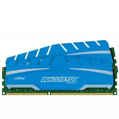 Модуль памяти для компьютера DDR3 8GB (2x4GB) 1600 MHz Ballistix Sport XT Micron (BLS2C4G3D169DS3CEU) - 1