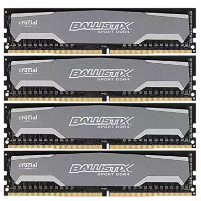 Модуль памяти для компьютера DDR4 32GB (4x8GB) 2400 MHz Ballistix Sport Micron (BLS4C8G4D240FSA)